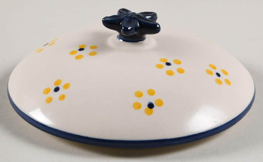 Old World Confetti Lid for Sugar Bowl by Temp-Tations-1