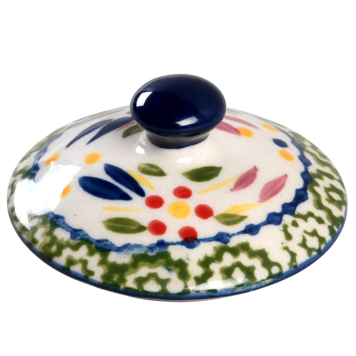 Old World Confetti Lid for Sugar Bowl by Temp-Tations-1