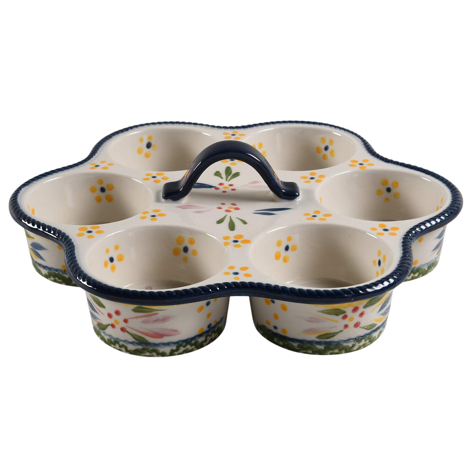 Old World Confetti Muffin Pan (Holds 6 Muffins) by Temp-Tations-1