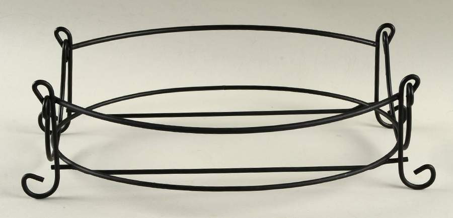 Old World Confetti Metal Stand for 13" Oval Baker by Temp-Tations-1