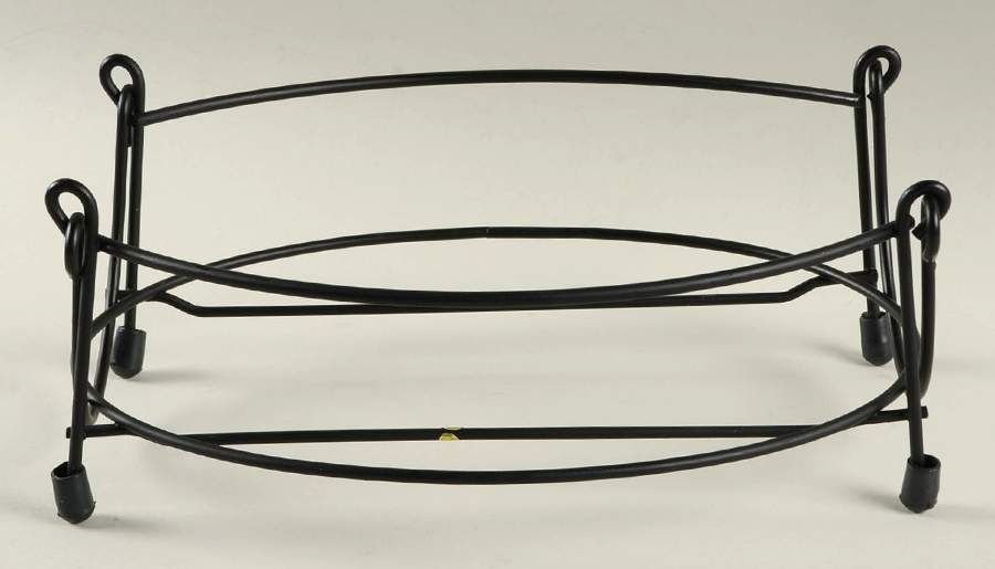 Old World Confetti Metal Stand for 11" Oval Baker by Temp-Tations-1