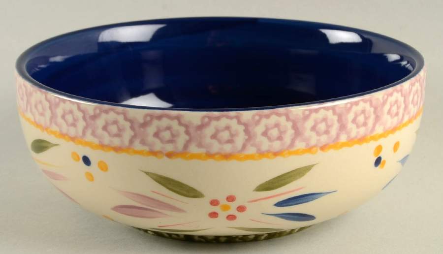 Old World Confetti Soup/Cereal Bowl by Temp-Tations-1