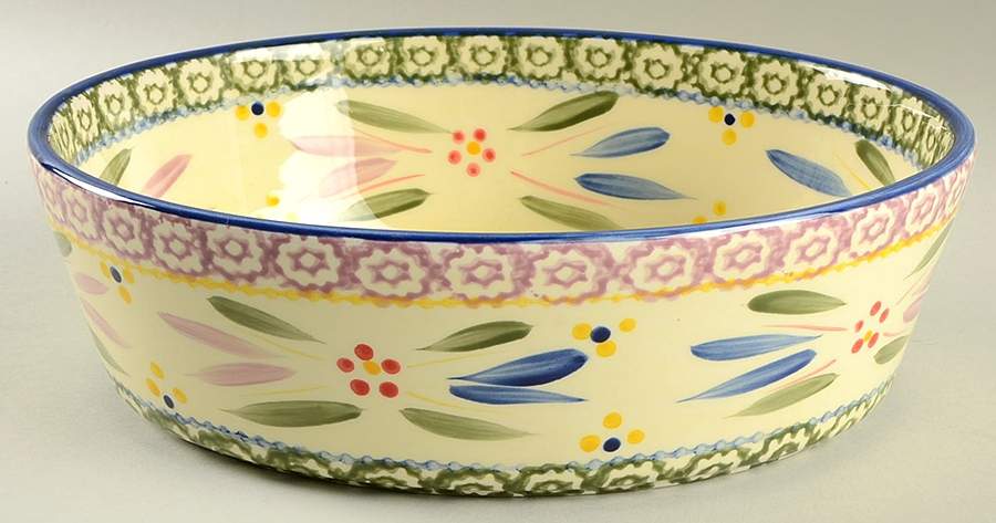 Old World Confetti 10" Oval Baker by Temp-Tations-1