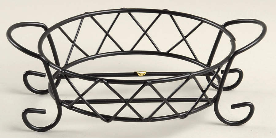 Old World Cranberry Metal Stand for 10 Oz Individual Casserole by Temp-Tations-1