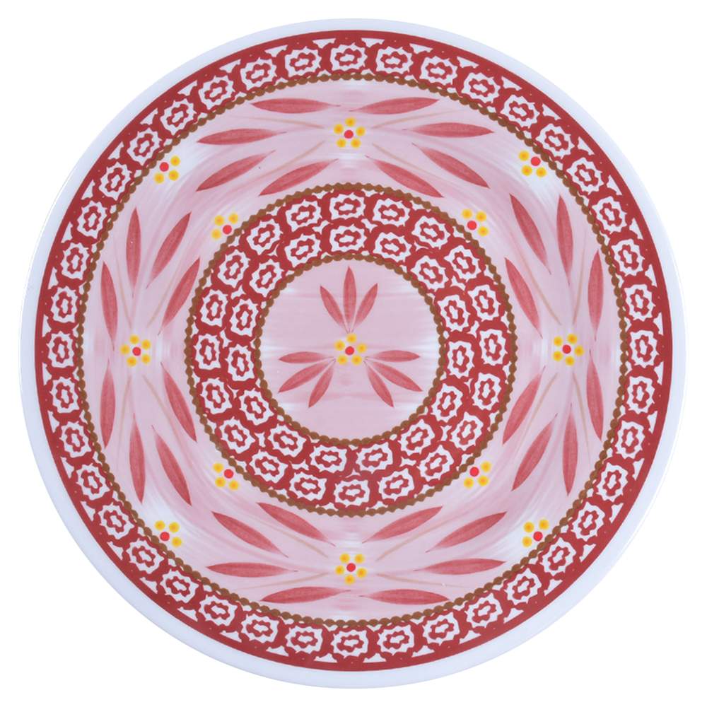 Old World Cranberry Melamine Dinner Plate by Temp-Tations-1