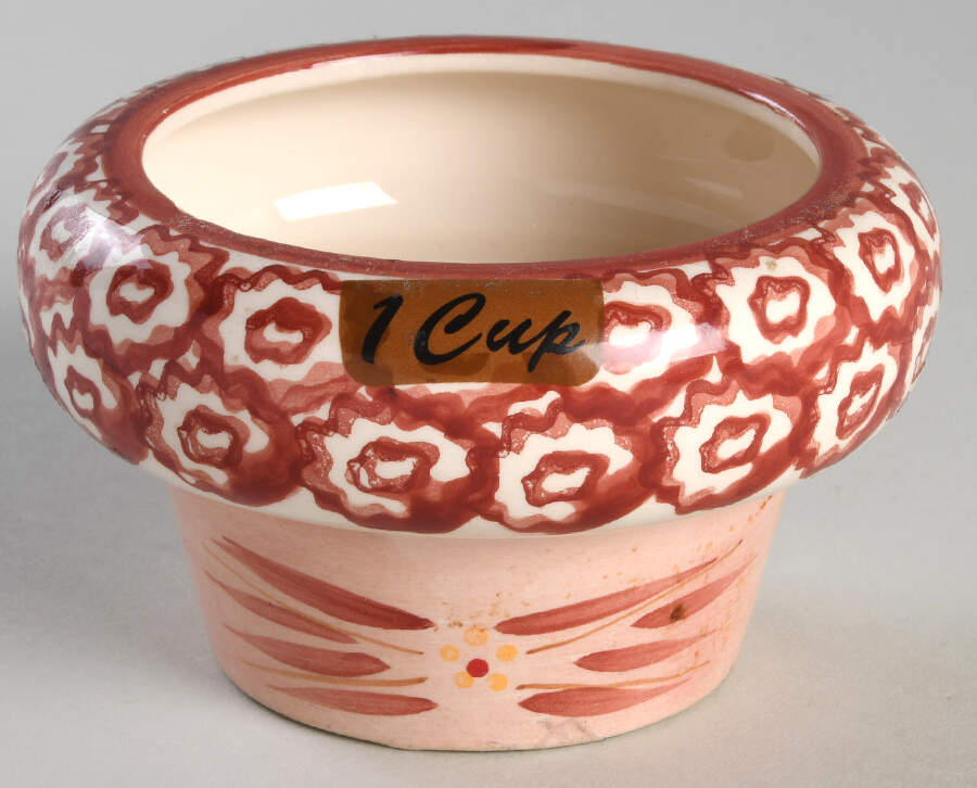 Old World Cranberry 1 Cup Measuring Cup for Figural Set by Temp-Tations-1