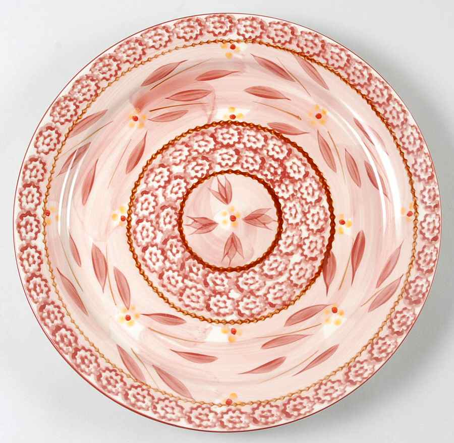 Old World Cranberry Dinner Plate by Temp-Tations-1