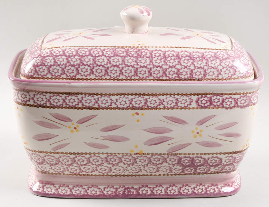Old World Lilac Bread Box & Lid by Temp-Tations-1