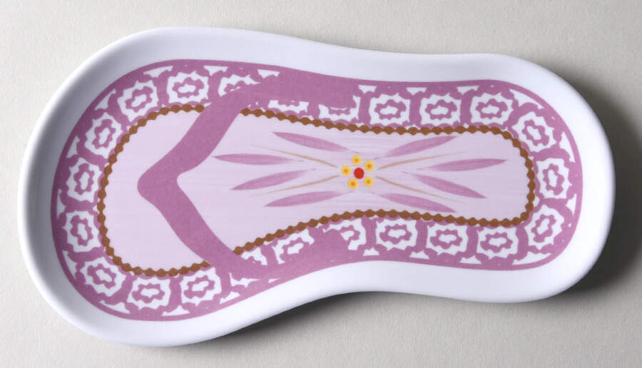 Old World Lilac Melamine Spoon Rest (Holds 1 Spoon) by Temp-Tations-1