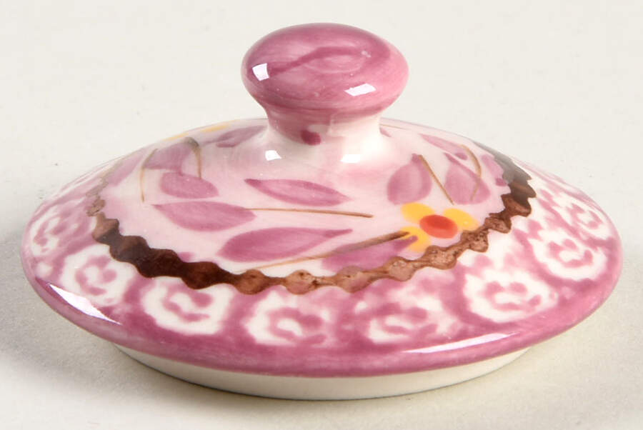 Old World Lilac Lid for Sugar Bowl by Temp-Tations-1