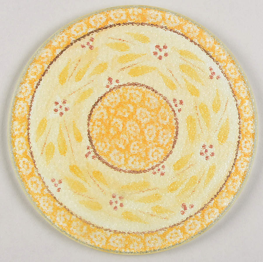 Old World Yellow Trivet by Temp-Tations-1