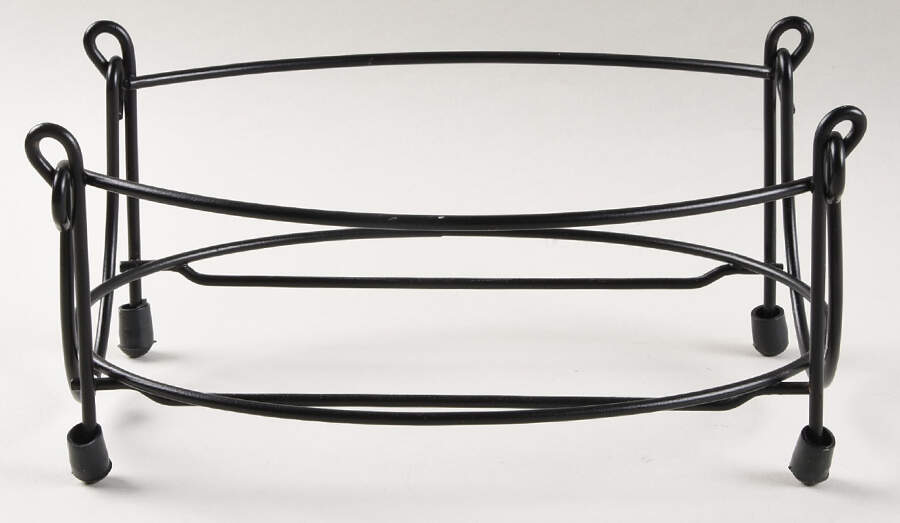 Old World Yellow Metal Stand for 13" Oval Baker by Temp-Tations-1
