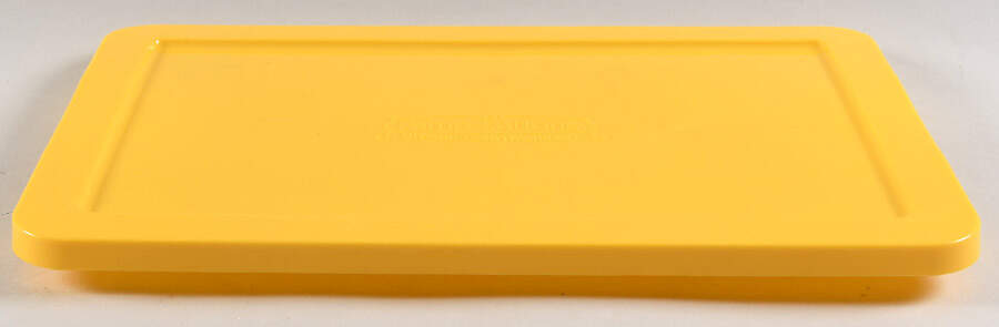Old World Yellow Plastic Lid for 13" Rectangular Baker by Temp-Tations-1