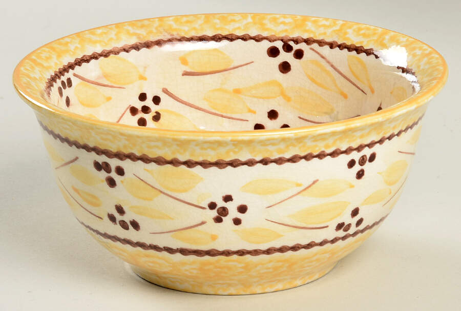 Old World Yellow 6" Mixing Bowl by Temp-Tations-1