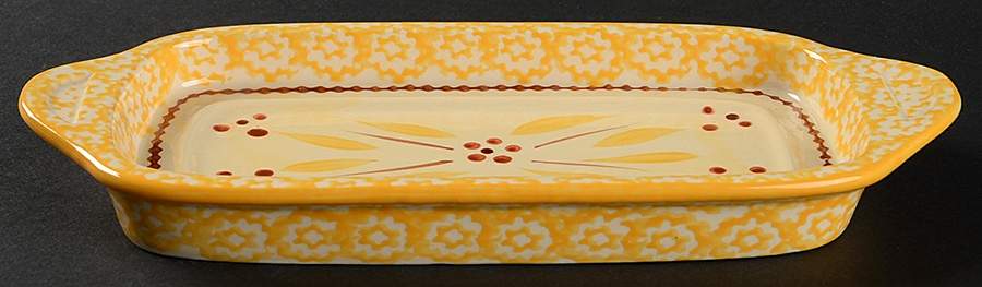 Old World Yellow 1/4 Lb Butter No Lid by Temp-Tations-1