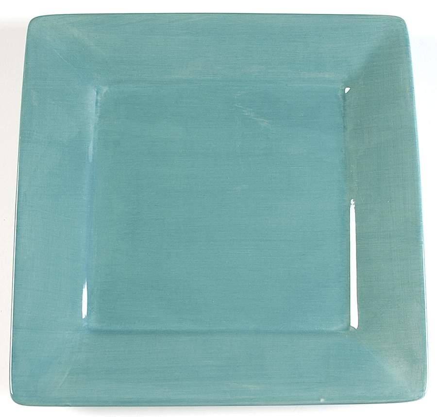 Misto Turquoise Square Dinner Plate by Tabletops Unlimited-1