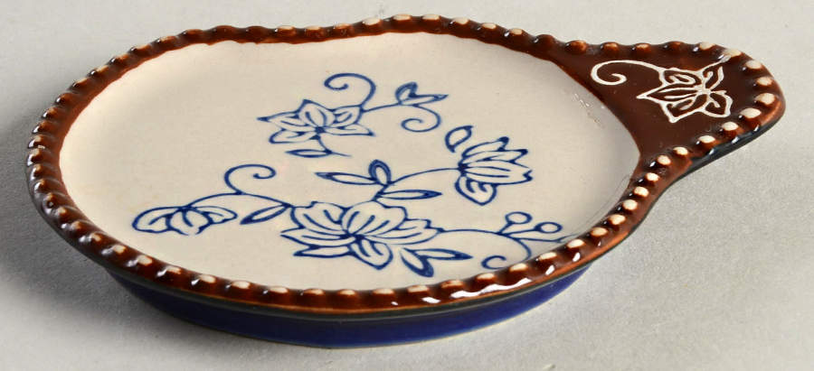 Floral Lace-Blue Coaster by Temp-Tations-1