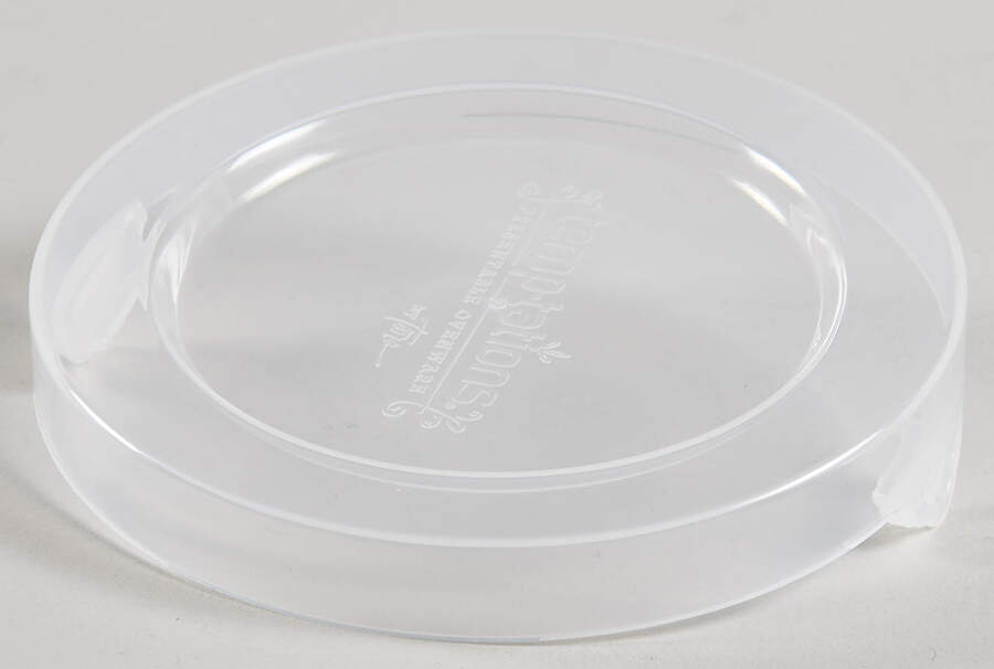 Floral Lace-Blue Plastic Lid for Ramekin (RAMM1) by Temp-Tations-1