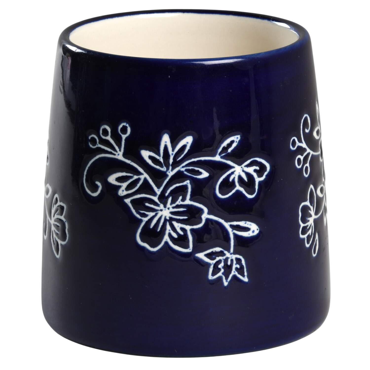 Floral Lace-Blue Sugar Bowl No Lid (Centertaining Lazy Susan Set) by Temp-Tations-1