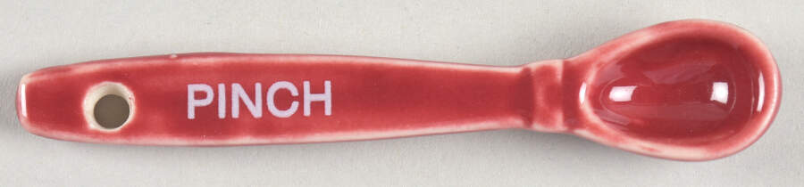 Floral Lace Cranberry "Pinch" Small Measuring Spoon by Temp-Tations-1