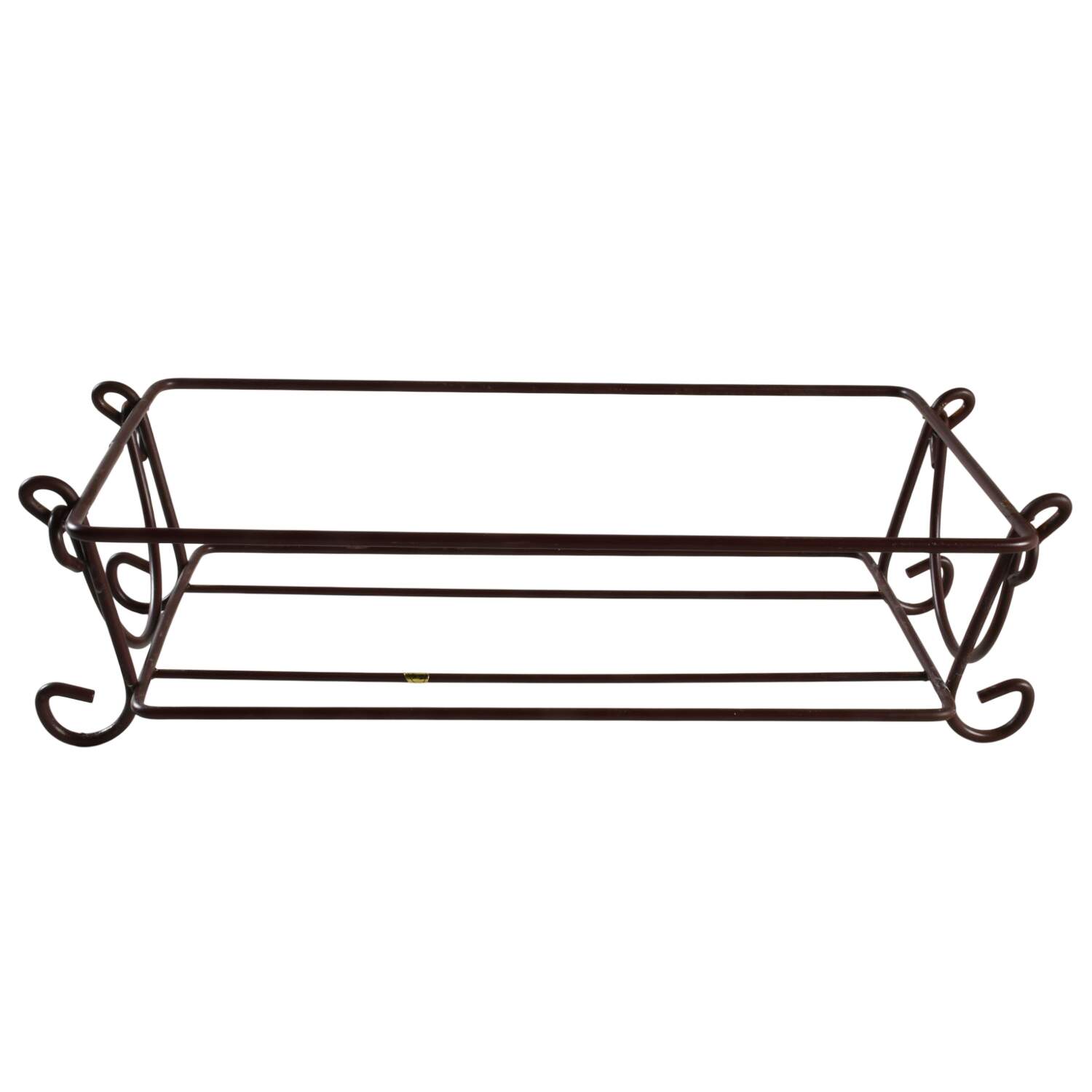Floral Lace Cranberry Metal Stand for Loaf Pan by Temp-Tations-1