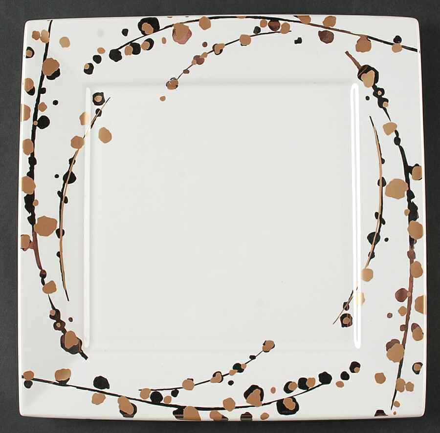 Wheat Sprig Dinner Plate by Tahari Home-1