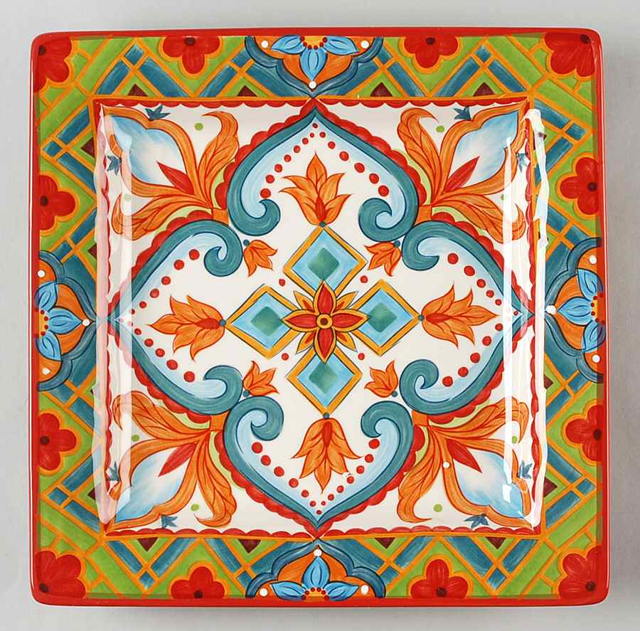 Pasha Square Dinner Plate by Tabletops Unlimited-1