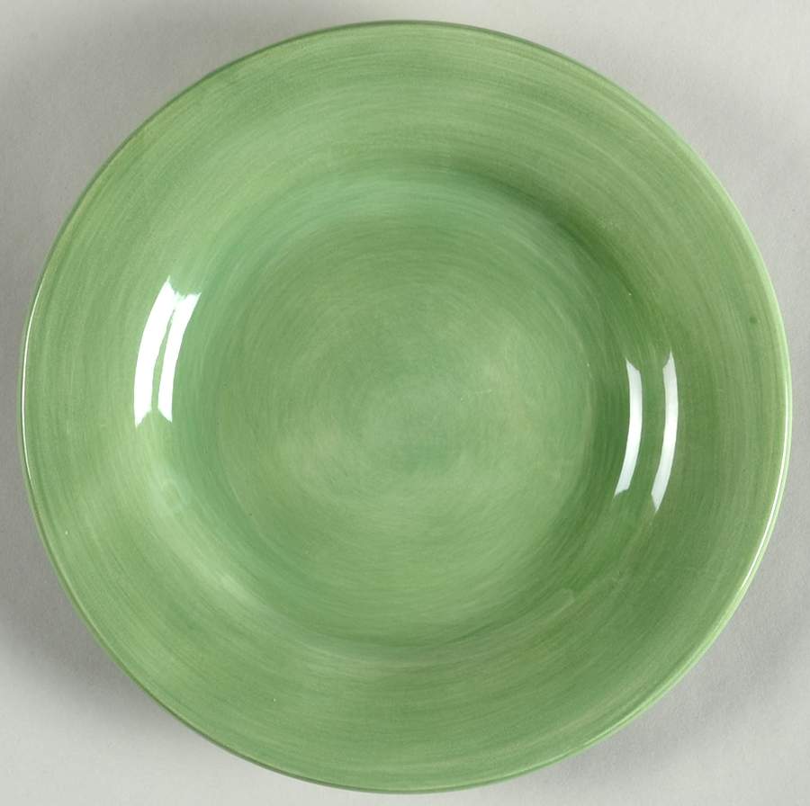 Espana Sage Dark Green (Round) Dessert/Pie Plate by Tabletops Unlimited-1