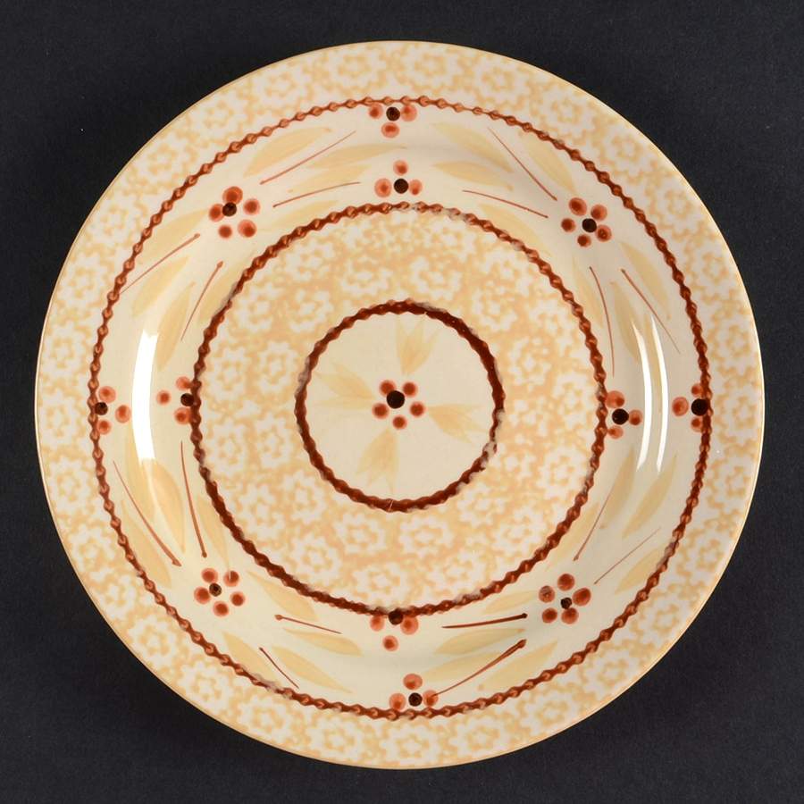 Old World Cream Salad Plate by Temp-Tations-1