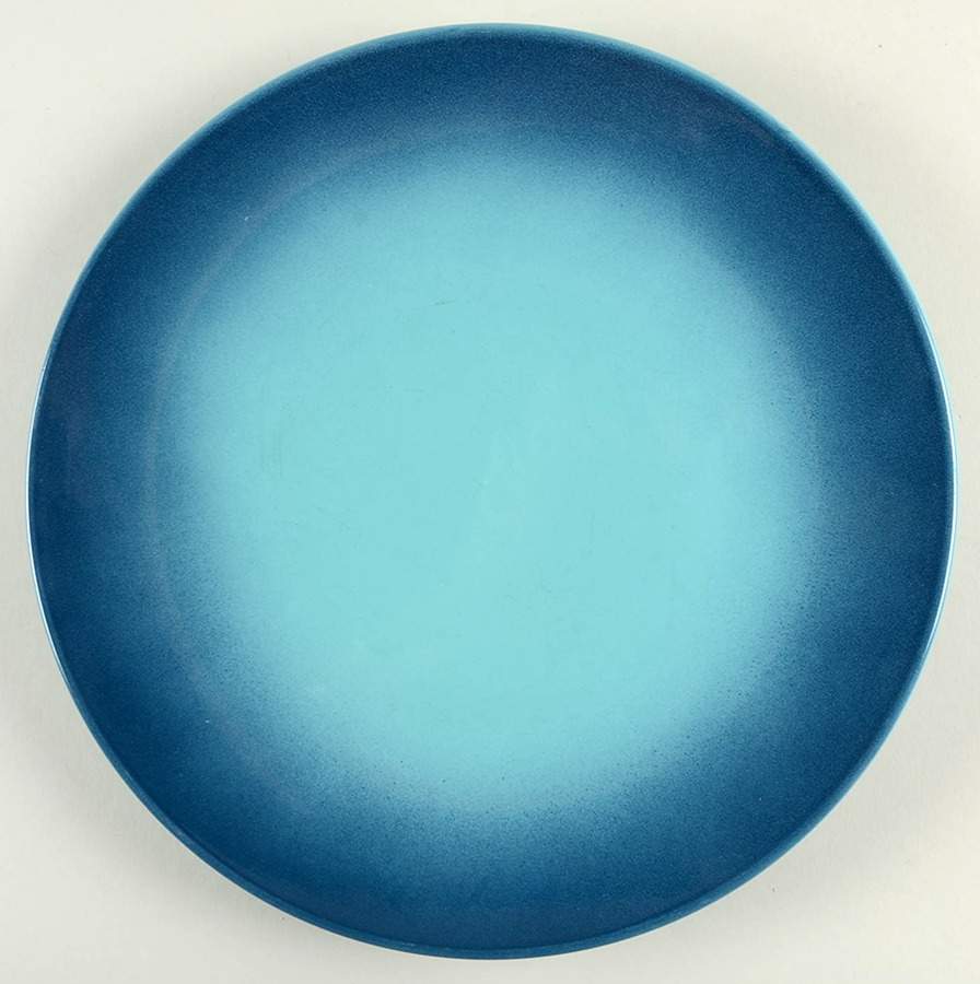 Ombre Blue Dinner Plate by Tabletops Unlimited-1
