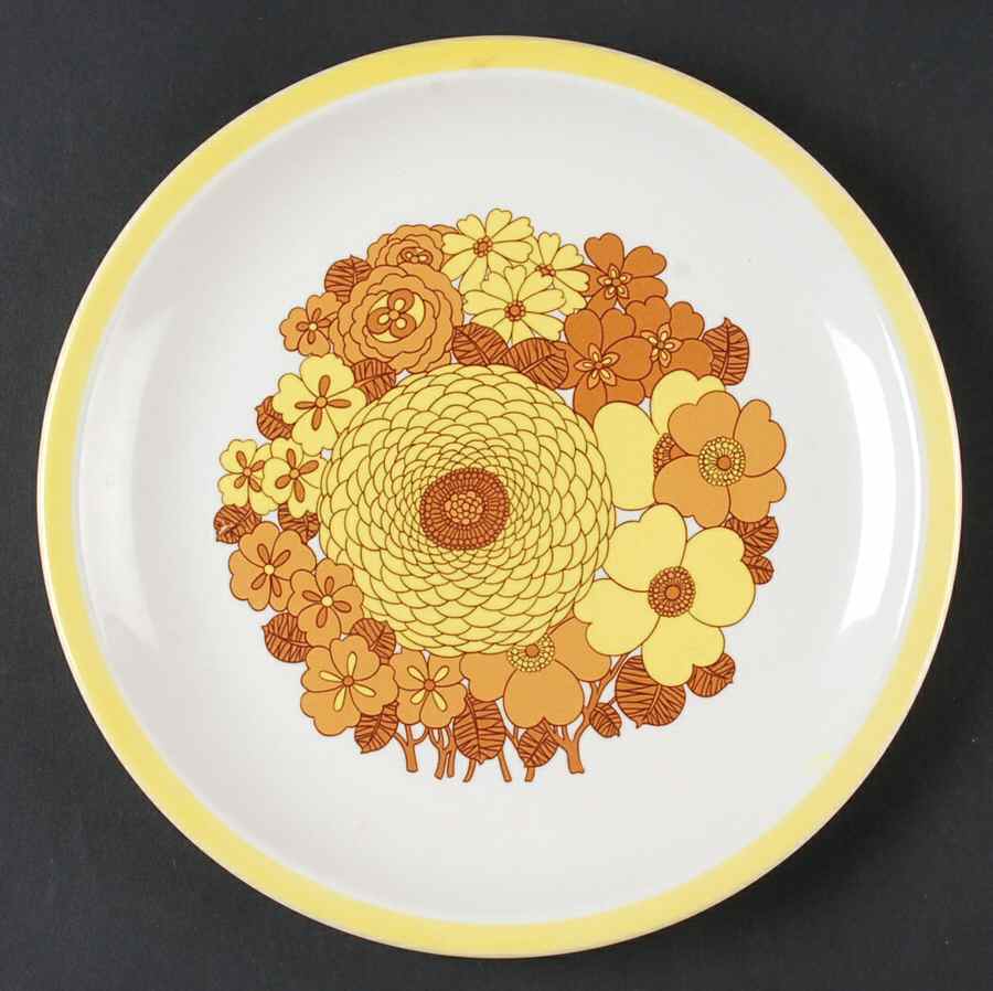 Zinnia Dinner Plate by Taylorton Potteries-1