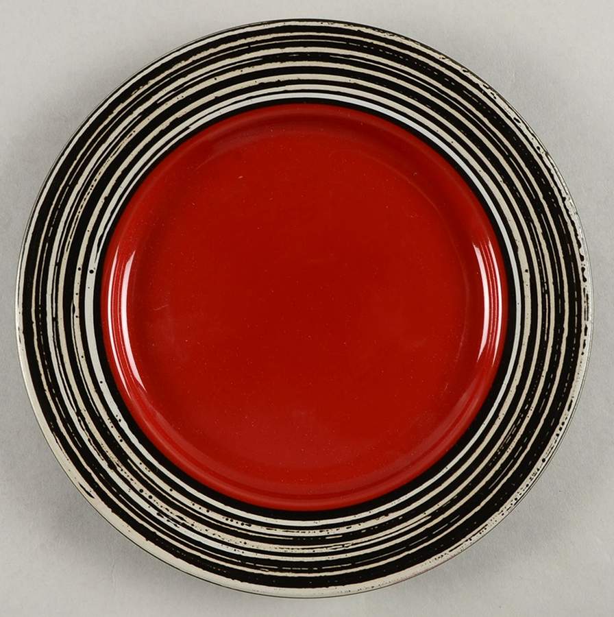 Tahiti Carmine (Red) Salad Plate by Thomson-1