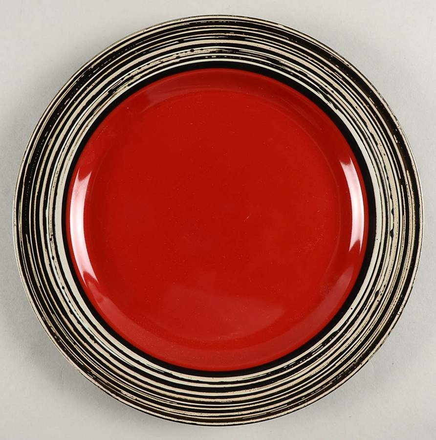 Tahiti Carmine (Red) Dinner Plate by Thomson-1