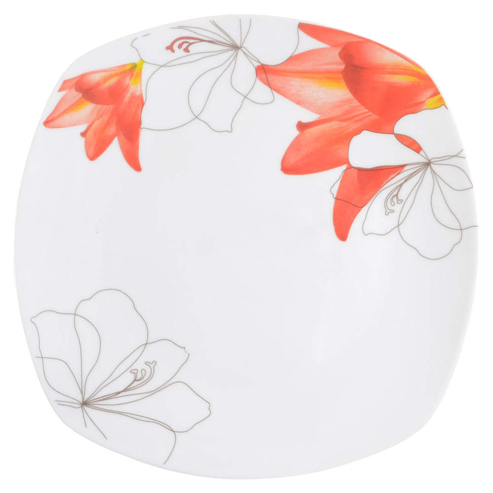 Lily Square Dinner Plate by Tabletops Unlimited-1