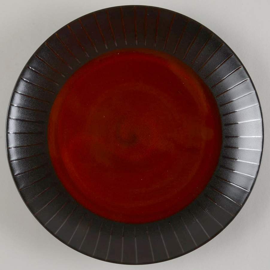 Red Lawrence Salad Plate by Threshold-1