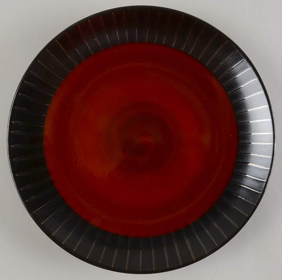 Red Lawrence Dinner Plate by Threshold-1