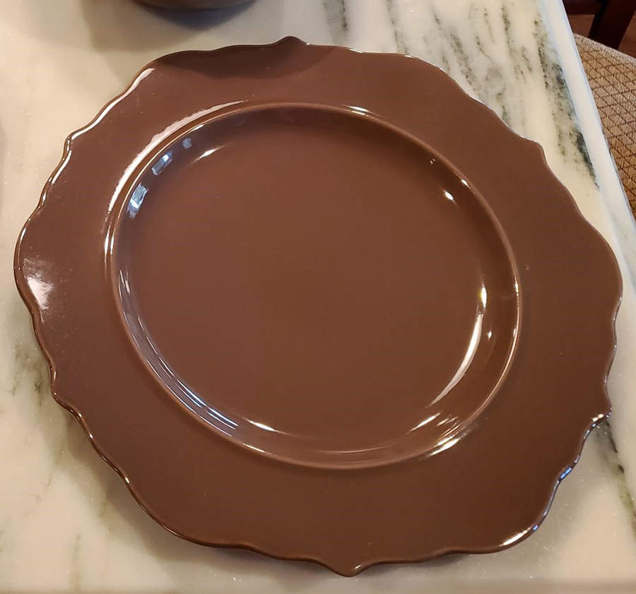 Wellsbridge Mocha Dinner Plate by Threshold-1