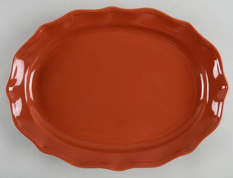 Wellsbridge Brick 14" Oval Serving Platter by Threshold-1