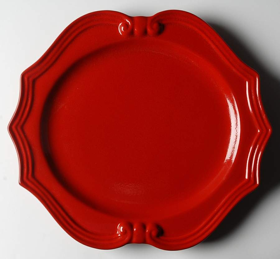 French Baroque 13" Oval Serving Platter by Tabletops Unlimited-1