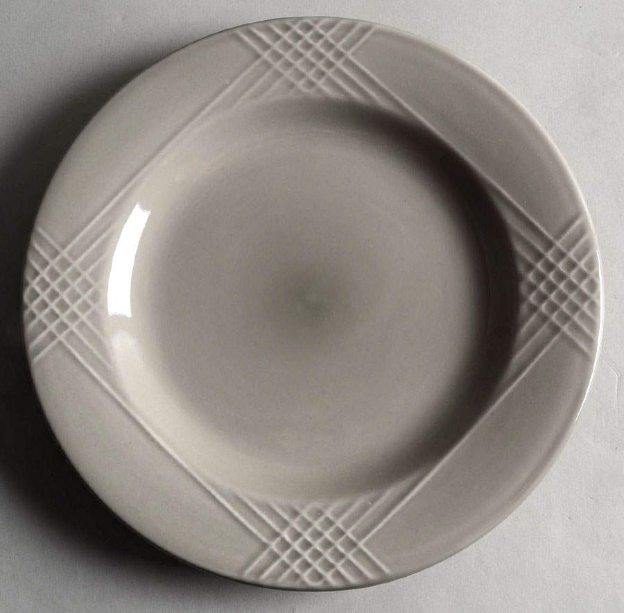 Poplin Silver Salad Plate by Thomson-1