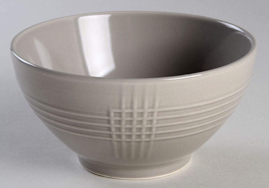 Poplin Silver Soup/Cereal Bowl by Thomson-1