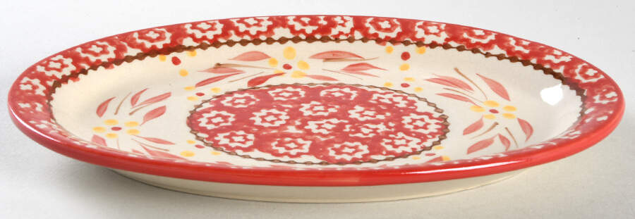 Old World Red Underplate for Gravy Boat by Temp-Tations-1