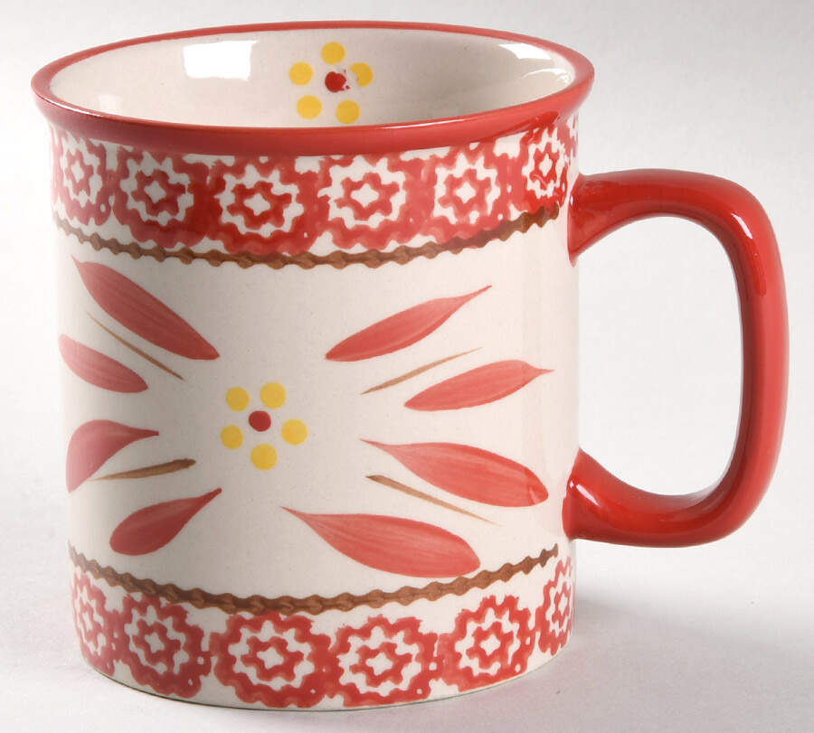 Old World Red Mug by Temp-Tations-1