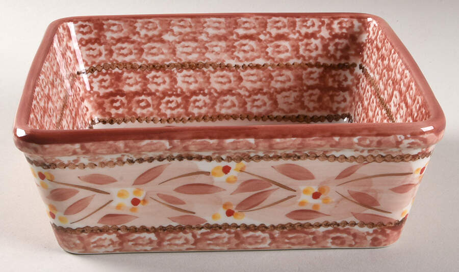 Old World Red 8" Square Baker by Temp-Tations-1