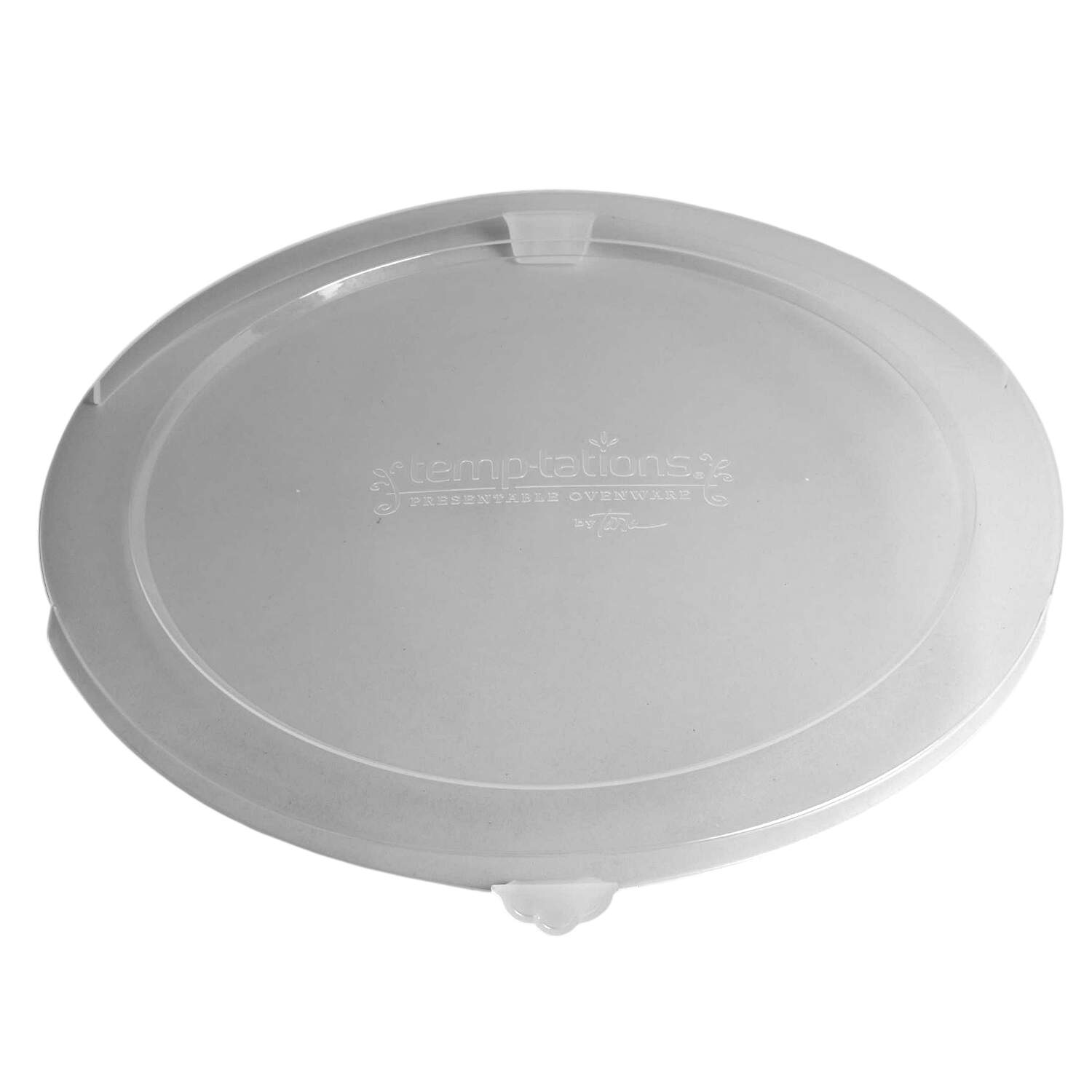 Old World Red Plastic Lid for Cake Dome Bowl for Convertible Set by Temp-Tations-1