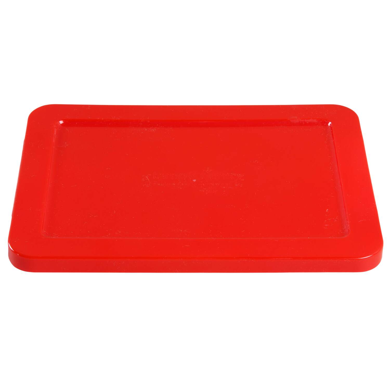 Old World Red Plastic Lid for 10" Rectangular Baker by Temp-Tations-1