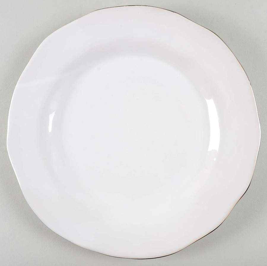 T1A1 (Platinum Trim) Dinner Plate by Ceramiche Tadinate-1
