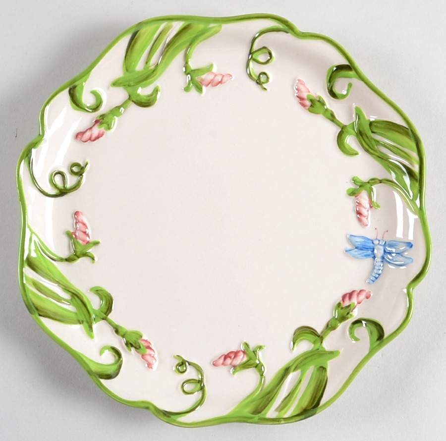 Dragonfly Salad Plate by Temp-Tations-1