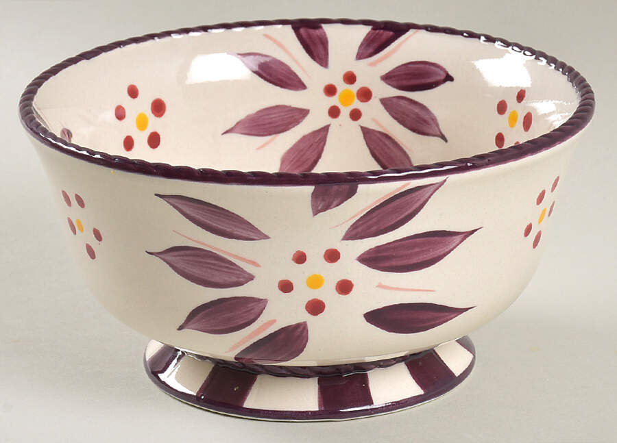 Old World Eggplant Soup/Cereal Bowl by Temp-Tations-1