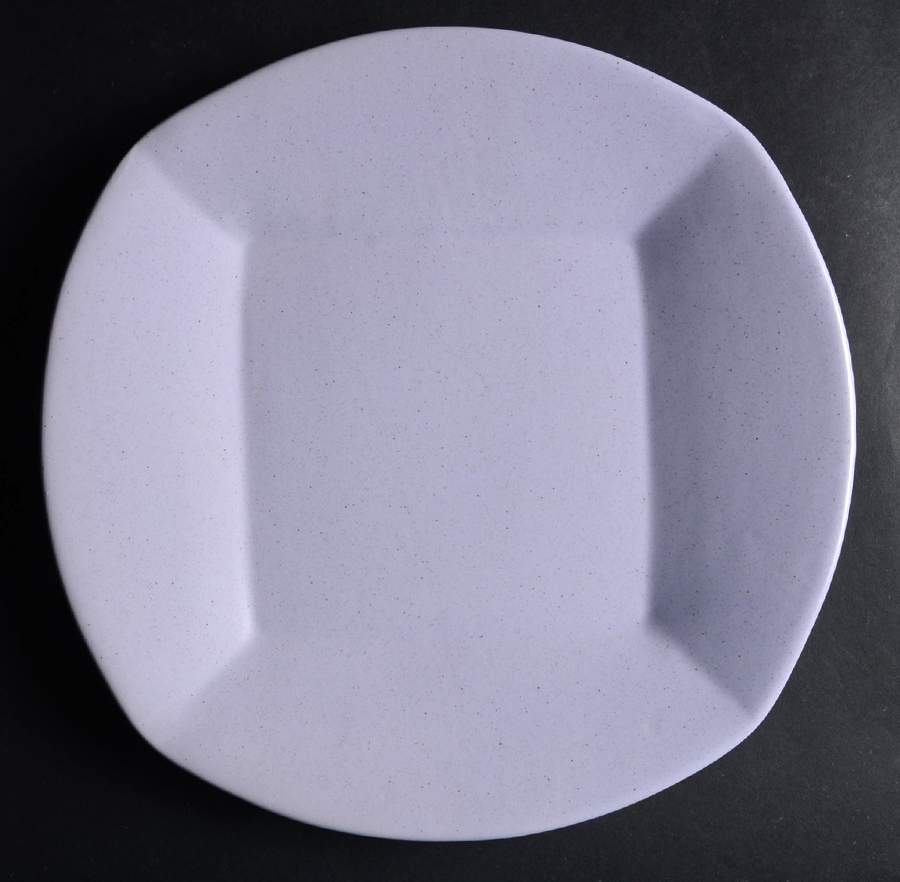 Pale Lilac Square Dinner Plate by Tempo-1